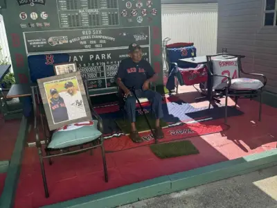 Yankees fan builds miniature Fenway Park for his Red Sox–loving father