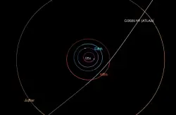 NASA spots a new comet flying in from a distant star system