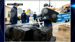 Coast Guard offloads over $20M in illegal drugs seized in Caribbean Sea