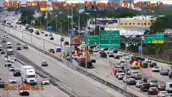 Lanes reopen after tractor trailer overturns in Pompano Beach; no injuries reported