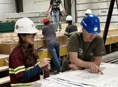 High school students learn trade skills building affordable housing in Colorado