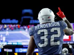 TreVeyon Henderson is breaking through as a top weapon for Drake Maye, Patriots