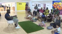Coral Springs officer reads his own children’s book to young visitors at local museum
