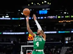 Simons scores 25 points as the Celtics earn their first victory by beating the Pelicans 122-90